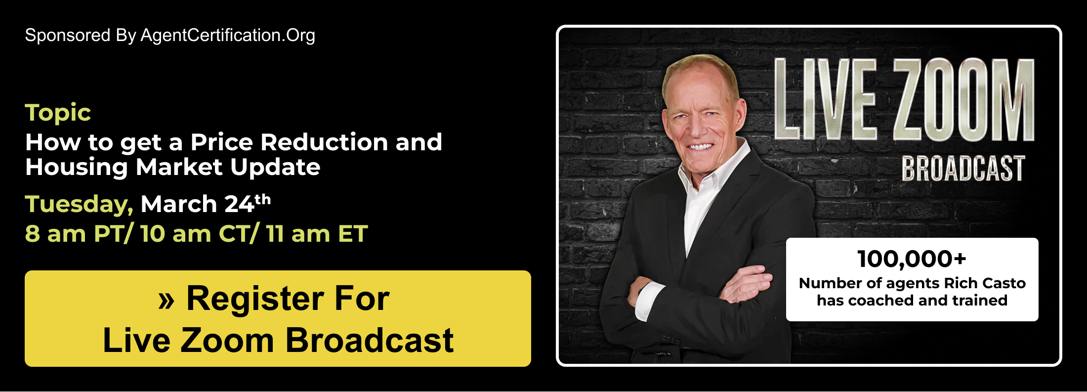 Register for Live Zoom Broadcast